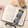 (US Local)3Pcs Special Shape Dream Catcher 5D DIY Diamond Painting Bookmark with Pendants Craft Kit