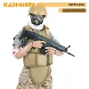 Plastic multi-accessory military model 12-inch jungle sniper with Barrett 1/6 soldier