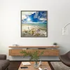 Beach-Paint by Numbers Acrylic Painting 20*20cm