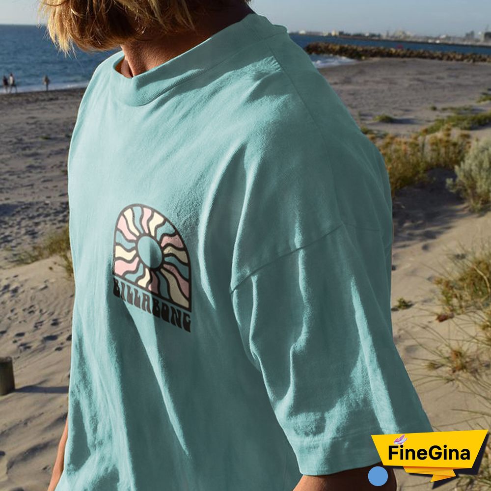 Men Fashion Billabong Print T-Shirt