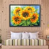 Cross Stitch Full Embroidery Beads Printed 11CT Sunflower(65x50cm)