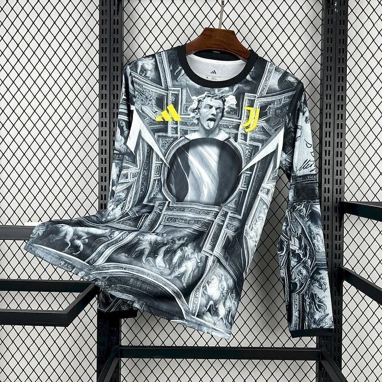 【S~4XL】Juventus x Del Piero 25/26 pre-match Long Sleeves Jersey