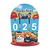 DIY Wooden Annual Reading Count Ornament  Year's Reading Tracker Desk Kit Track up to 999 Books, Comes with a Base