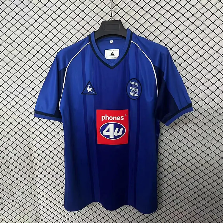 【S~4XL】Birmingham City 2002/03 Retro Home Football Jersey 