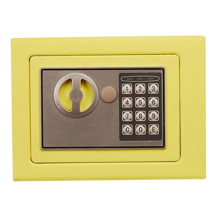 Security Alarm Portable Mini Safety Box Drop Cash Safe Box Jewelry Home Office Wall Type Security Alarm Box Anti-theft