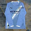 2025/2026 Long Sleeve Manchester City Home Football Shirt 1:1 Thai Quality