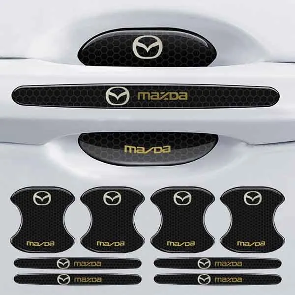 Carbon Fiber Car Door Handle Cup Cover (4PCS)
