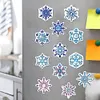 12PCS Diamond Painting Magnets Refrigerator for Adult Kid Fridge Car Kit(Snowflake)