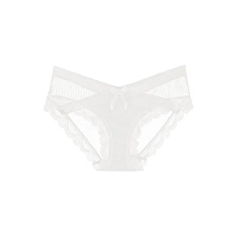 Women Lace Briefs Ultra Thin Underwear Underpants Lingerie Sexy Half Back Coverage Panties Lady Sleepwear Low-Rise Knickers New