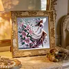 Lily Dress Elegant Girl-Partial Special Shaped Diamond painting 30*30CM