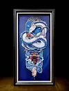 3D Decorative Paint of Nigihayami Kohakunushi & Bathhouse - Spirited Away Decorative Painting - Mystical Art Studios