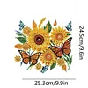 (US Local)DIY Acrylic Special Shaped Diamond Painting Flower Ornament Hanging Kit