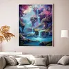 Landscape Waterfall - 11CT Stamped Cross Stitch - 40*50cm - Natural