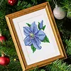 12pcs Flowers 5D DIY Square Drill Diamond Painting Kits for Adults Beginners Home Decor Diamonds Paintings Gem Art 5.91x7.09in