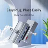 USB 3.0 HUB Aluminum External Multi 4 Ports USB Splitter Adapter