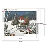 Diamond Painting-5D Full Round Drill Christmas Carriage
