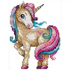 (Small Size)[Brand]Magic Unicorn - 14CT Counted Cross Stitch - 14*17cm - Animal