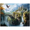 (US Local)Scenery-11CT Stamped Cross Stitch Kit(65x50cm)