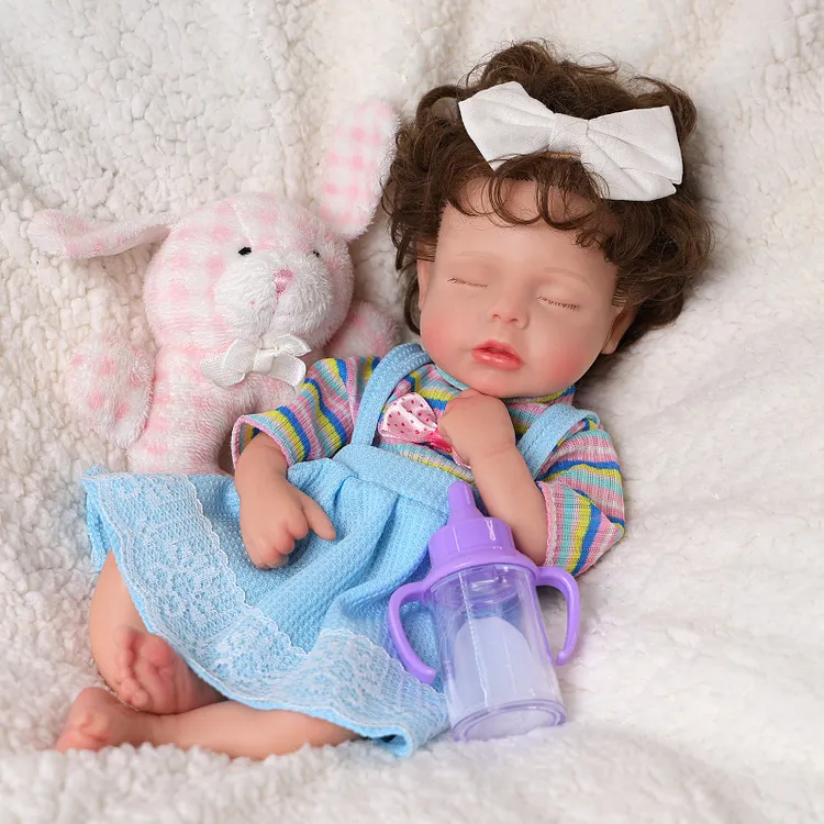 Babeside Lucy 12&rdquo;/16'' Realistic Silicone Sleeping Baby Little Infant Girl