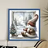 (US Local)Gnome-14CT Counted Cross Stitch Kit(40x40cm)