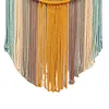 (Finished Product)Woven Hanging Tapestry Tassels No Drilling Sunset Wall Art Dream Catcher Handmade Colorful Tapestry for Apartment Living Room Bedroom Nursery Backdrop