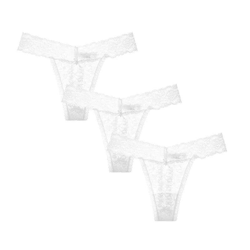 Sexy Panties Woman's Thongs Lace Underwear For Woman G-String Ladies Plus Size Lace Sexy Female Underwear Woman BANNIROU