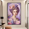 (Big Size)Girl - 14CT Stamped Cross Stitch - 40*65cm - Character