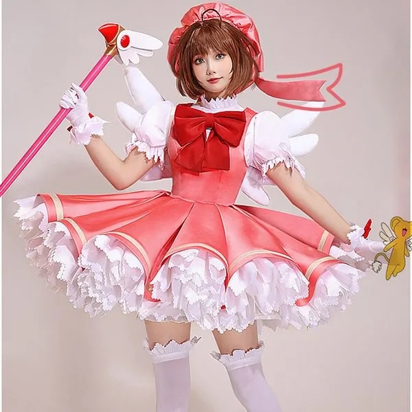 The pink dress Sakura wore in battle