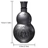 500ml Gourd Water Bottle Leakproof Thermal Insulation Cup for Cold Hot Beverages