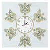 DIY Butterfly Special Shaped Diamond Painting Cross Stitch Clock Home Decor