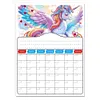 DIY Special Shaped Colorful Pattern 5D DIY Diamond Art Monthly Planner Kits