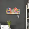 Wooden Bird Flower Special Shape Diamond Painting Hanging Hooks for Home Decor