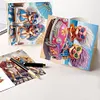 (US Local)6Pcs Cute Old Lady DIY Diamond Painting Greeting Card for Holiday Party Favors