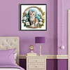 >SALE<DIY Partial Special Shaped Drill Diamond Painting Simple Kitten 40x40cm