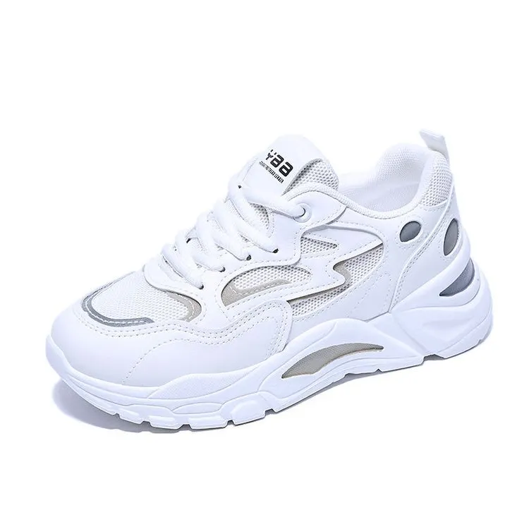 Churchf Churchf Shoes Female Mixed Batch 2024 Spring And Autumn New Breathable Light Loose Cake Soft Bottom Spell Color College Style Sports Women's Shoes