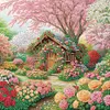(US Local)4Pack Houses-Full Round Diamond Painting(40x40cm)