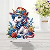 >SALE<PET Double Sided Special Shaped Horse Diamond Painting Desktop Decor for Adults