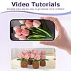 400 Pcs Pipe Cleaners Craft Kit with Floral Wires Tape Stamen and Ribbon Chenille Stems Flowers Craft Kit Suitable for Home Decor Handmade Gifts