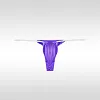 Men's Sexy Ultra-Thin Ice Silk Low-Rise Thin Strap U-Shaped Pouch Thong