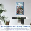 (US Local)Lighthouse-11CT Stamped Cross Stitch Kit(40x70cm)