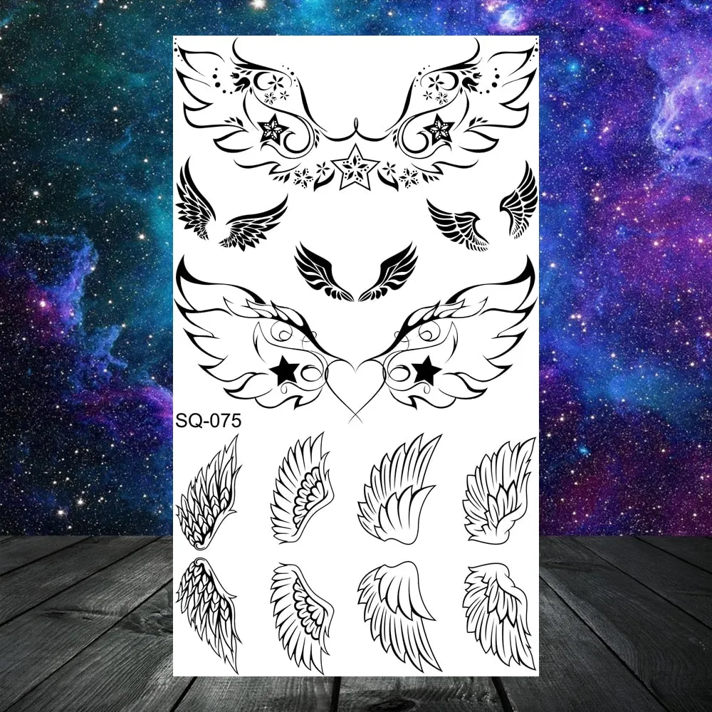 3D Universe Planet Temporary Tattoos For Women Adult Kids Girl Lotus Moon Outer Space Fake Tattoo Neck Arm Hands Small Tatoos