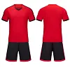 Customized football uniform suit men's and women's adult children's short-sleeved jersey light plate printing number Training Competition team uniform group purchase