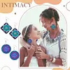 8 Pairs Double Sided Diamond Painting DIY Earring Making Kit for Women Girls