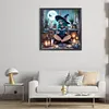 (US Local)Girl 5D DIY Full Round Drill Big Size Diamond Painting Kit Home Decor Art Craft 50x50cm