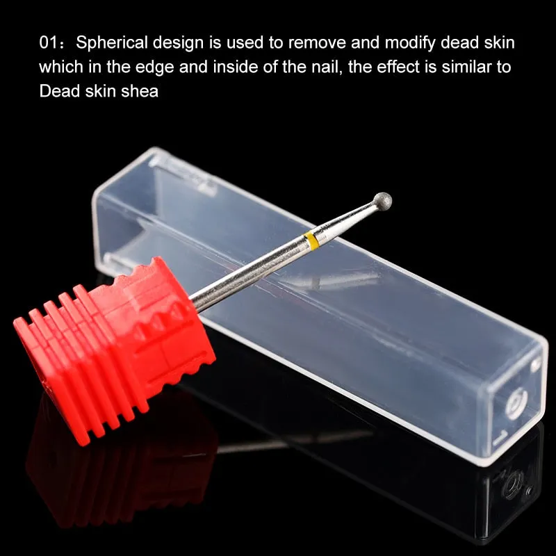 PICT YOU Carbite Head Nail Drill Bits Nail Art Tools Polishing Sanding Gel Nail Polish Nail File for Machine Pedicure Manicure-Nail Inspo