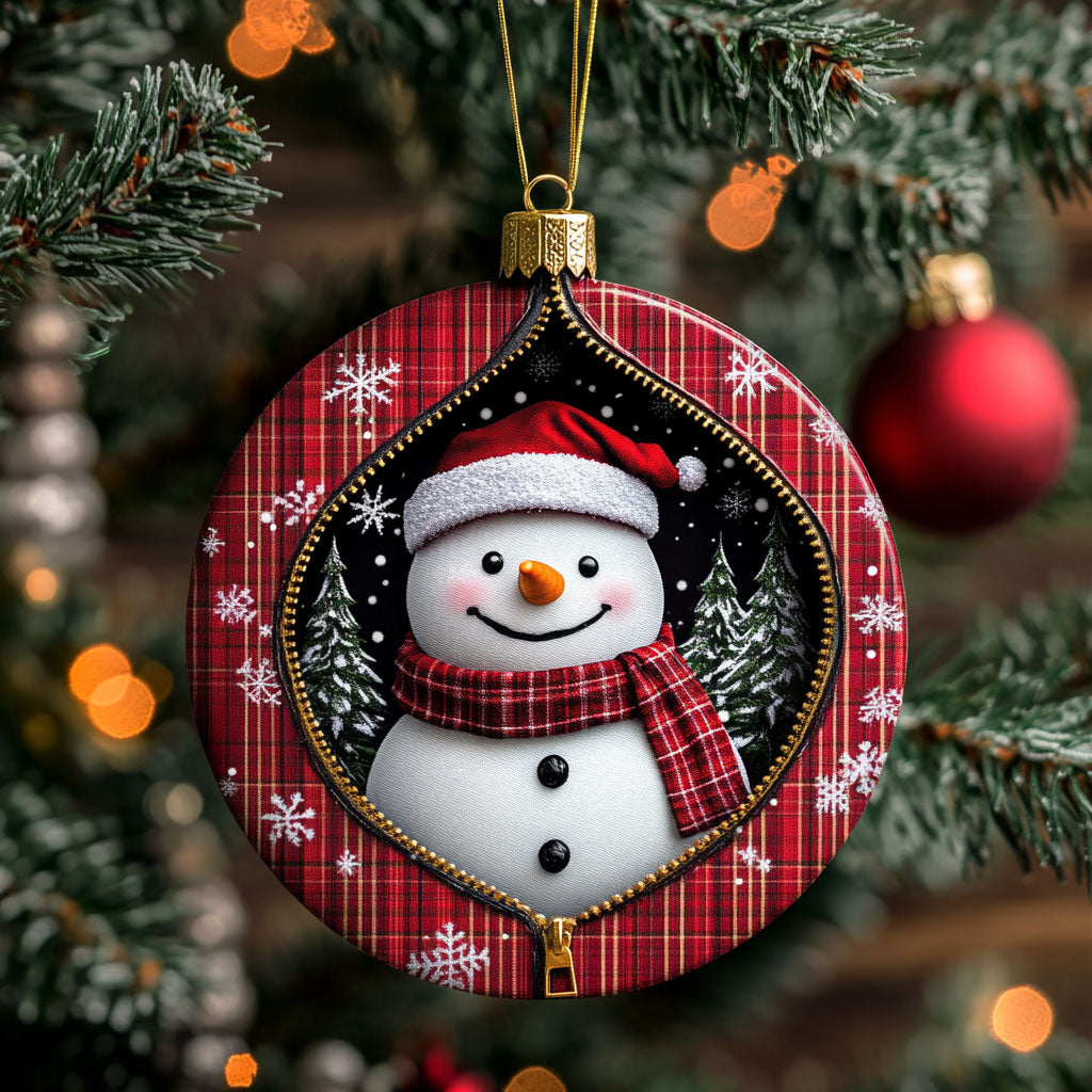 Snowman Winter Glow WN1510083CL Personalized Christmas Ornament