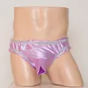 European and American men's sexy ice silk fabric sexy jj low waist sexy briefs