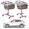 [US Local Warehouse] Multifunction Paint Stand Bumper Stand Adjustable 90 Degree Rotating Paint Holder with 4 Wheels Hang Automotive Panels Fenders Bumpers Car Parts