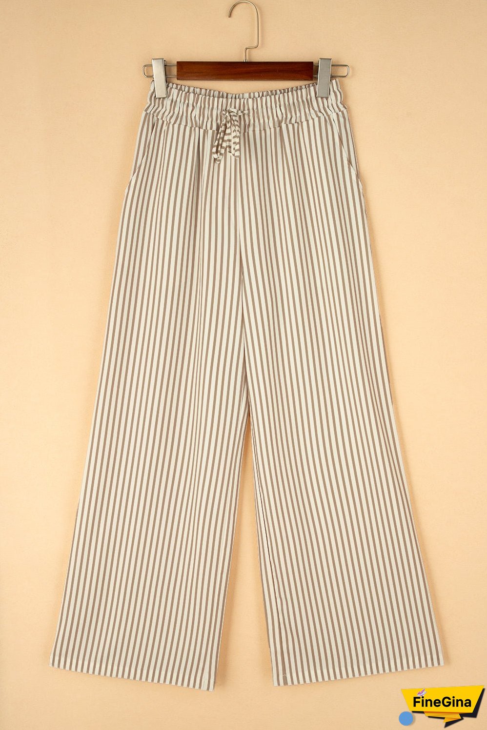 Lightweight Linen Blend Wide Leg Pants