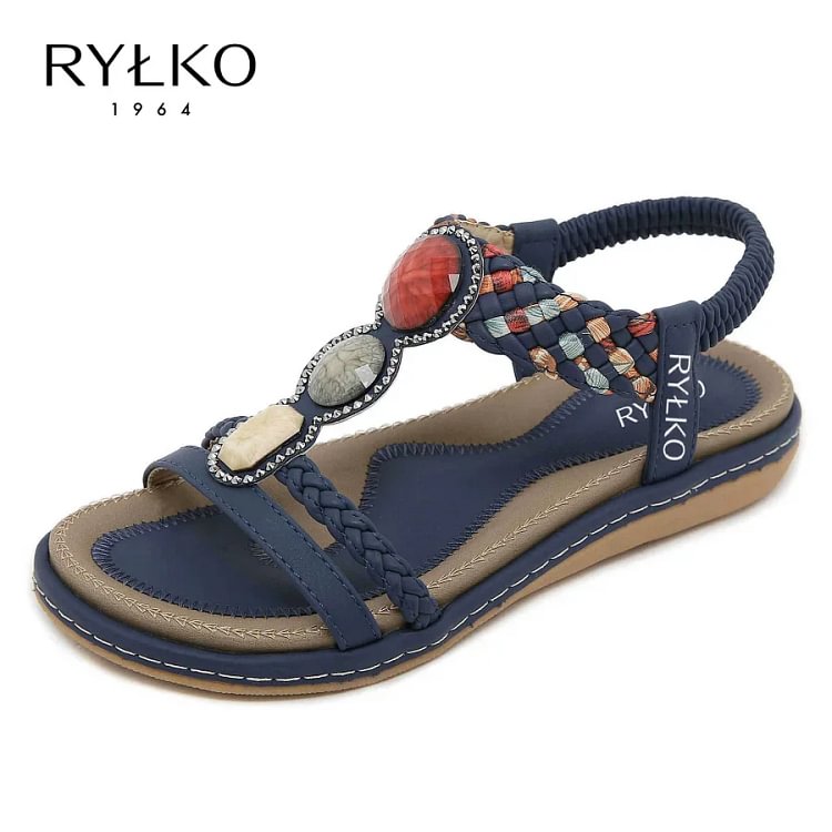 RYLKO&reg; 2025 lekkie, amortyzujące i antypoślizgowe sandały damskie z miękką podeszwą